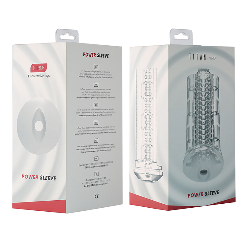 KIIROO - TAPA MASTURBADOR TITAN POTENCIA + RENDIMIENTO