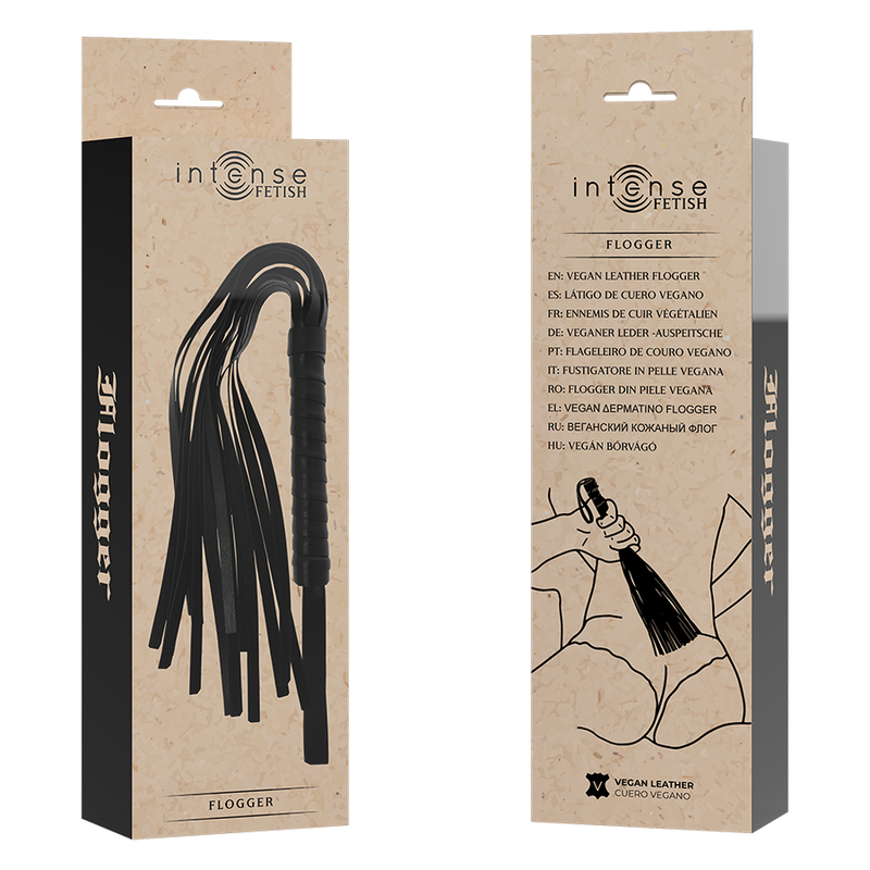 INTENSE - FETISH FLOGGER IN CUIR VÉGÉTALIEN