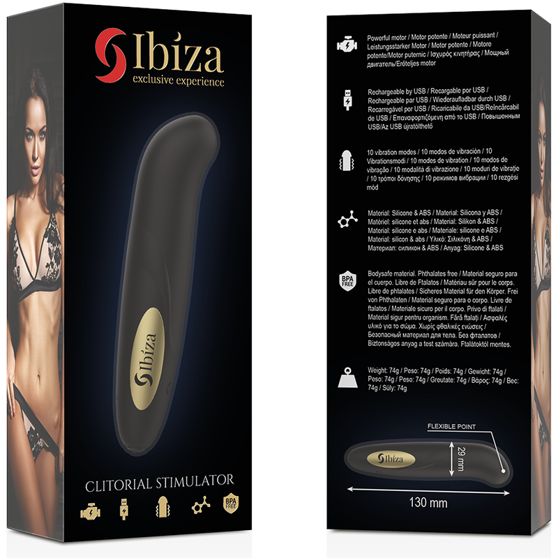 Stimulateur clitoridien stimulateur de clitoris chargeur USB 10 modes de vibration doré 13