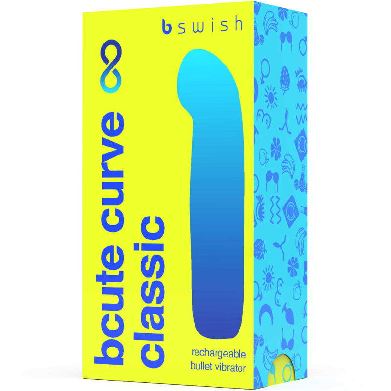 B SWISH - VIBRADOR DE SILICONA RECARGABLE BCUTE CURVE INFINITE CLASSIC AMARILLO