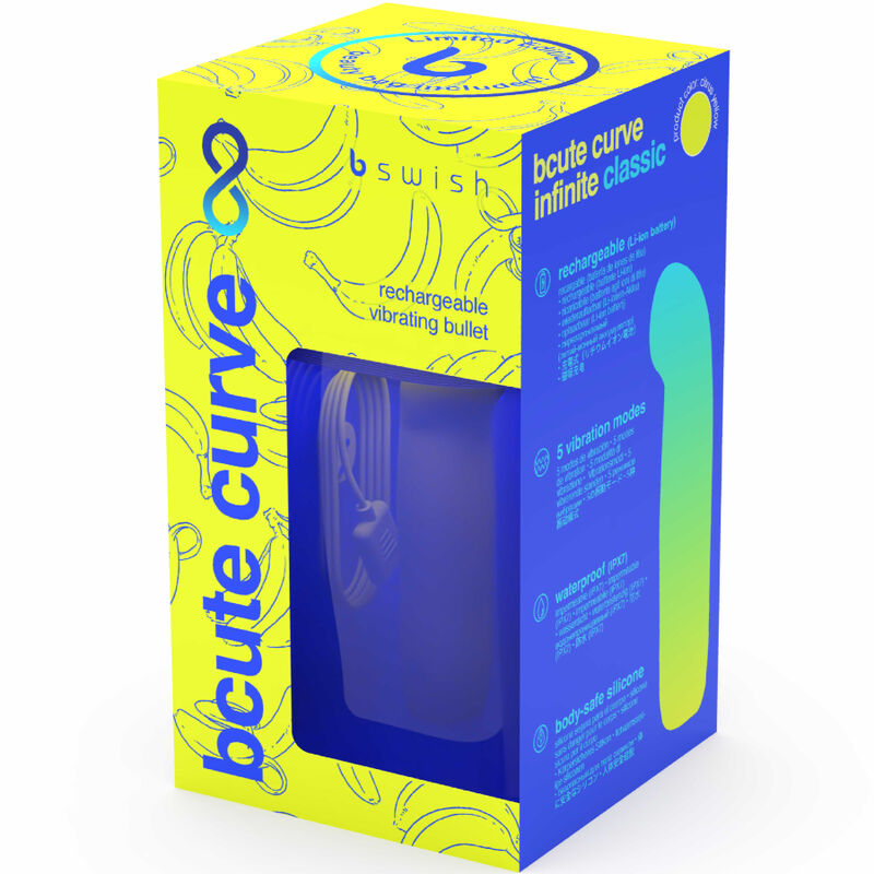 B SWISH - VIBRATEUR EN SILICONE RECHARGEABLE BCUTE CURVE INFINITE CLASSIC ÉDITION LIMITÉE JANE