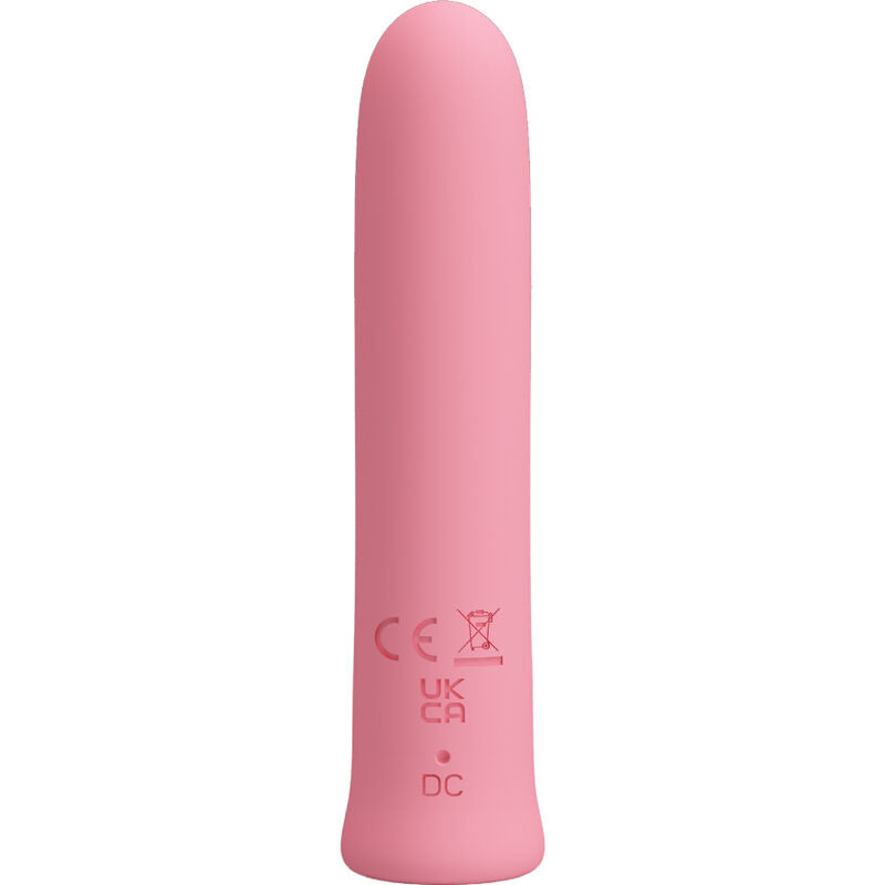 PRETTY LOVE - CURTIS MINI SUPER POWER VIBRATOR 12 VIBRATIONS PINK SILICONE