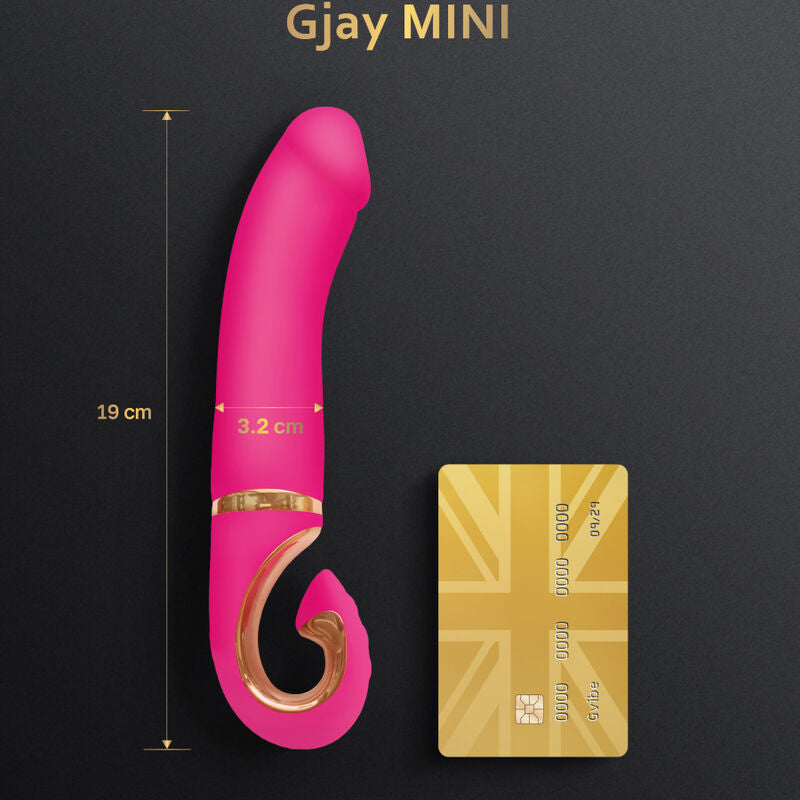 G-VIBE - VIBRATEUR GJAY MINI ROSE IN SILICONE