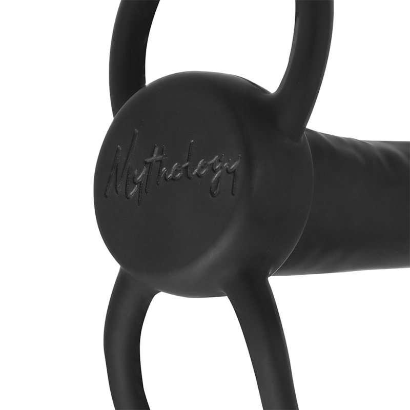 MITOLOGÍA - COBI ONYX DILDO ANAL CON ANILLO PARA EL PENE Y TESTÍCULO 13 CM EN SILICONA