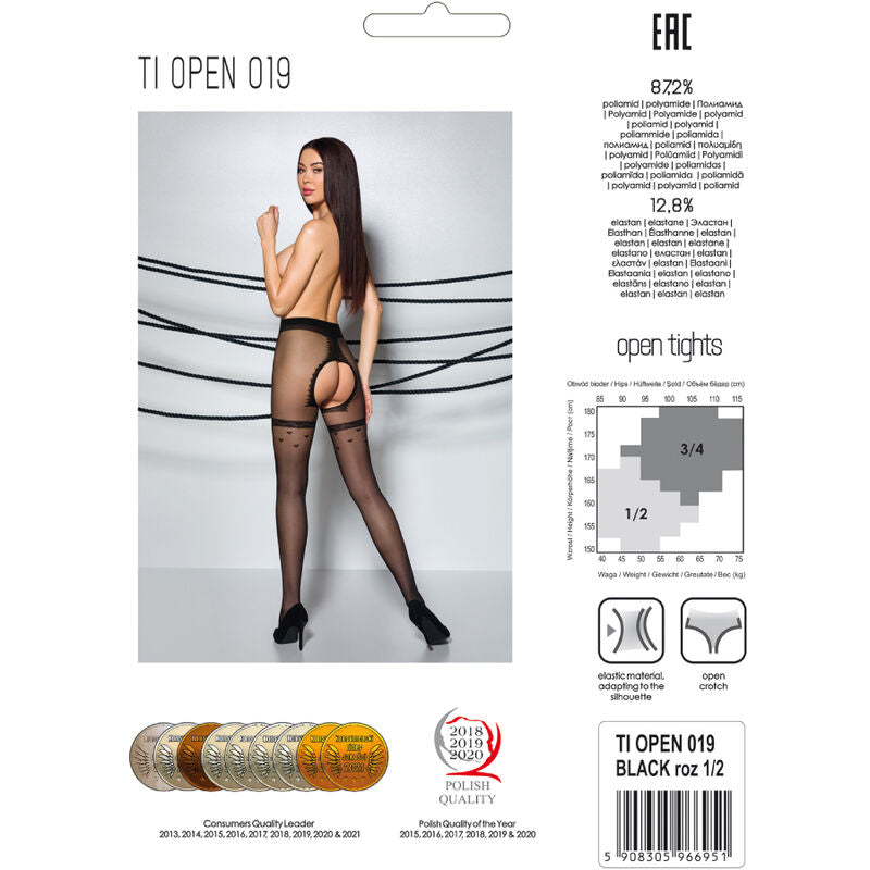 PASSION - TIOPEN 019 COLLANT ROUGE 1/2 20 DEN