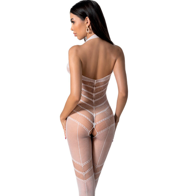 PASIÓN - BODYSTOCKING BLANCO BS100 TALLA ÚNICA