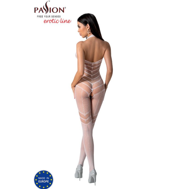 PASIÓN - BODYSTOCKING BLANCO BS100 TALLA ÚNICA