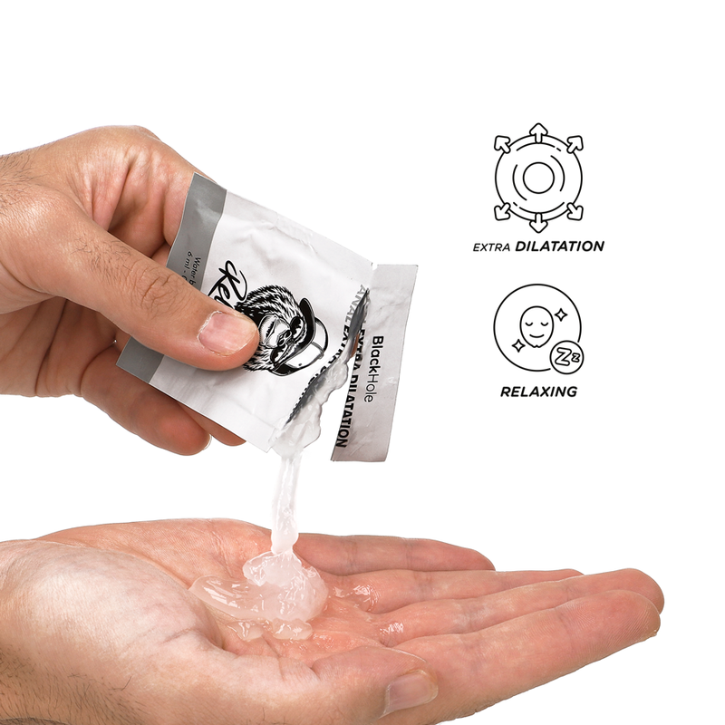 AGUJERO NEGRO - GEL A BASE DE AGUA EXTRA DILATADOR 6 ML MONODOSIS