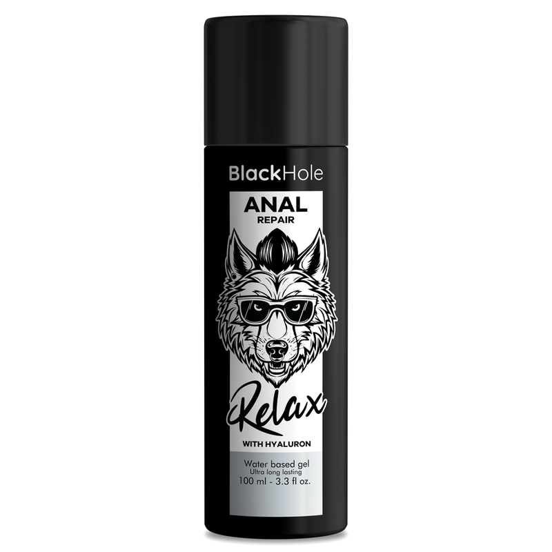 BLACK HOLE - ANAL RÉPARATION À BASE D''EAU RELAX AVEC HYALURON 100 ML