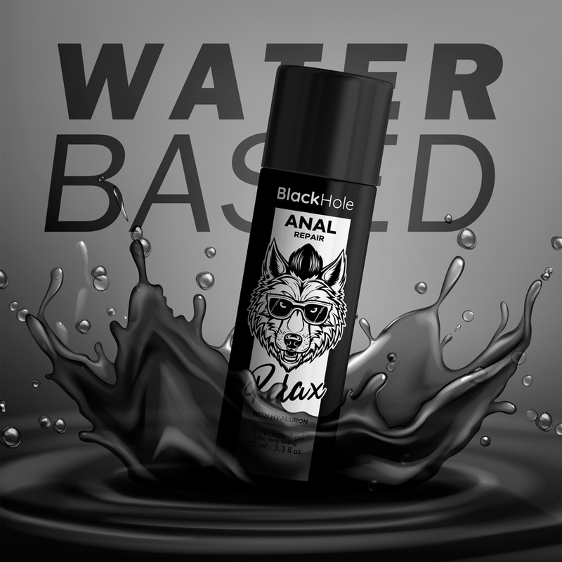 BLACK HOLE - ANAL RÉPARATION À BASE D''EAU RELAX AVEC HYALURON 100 ML