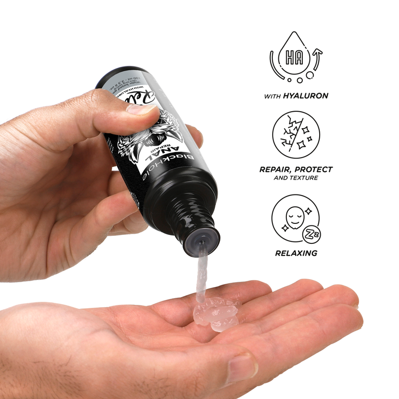 BLACK HOLE - ANAL RÉPARATION À BASE D''EAU RELAX AVEC HYALURON 100 ML