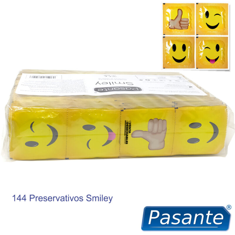 INTERN - SMILEY CONDOM BAG 144 UNITS