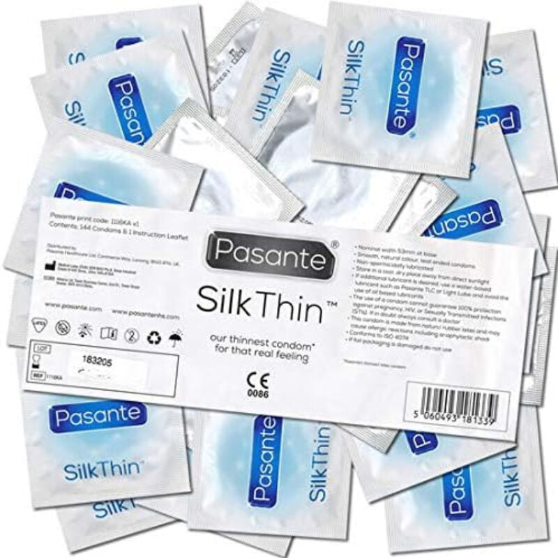 PASANTE - SILK THIN CONDOM MS FINO 144 UNITS