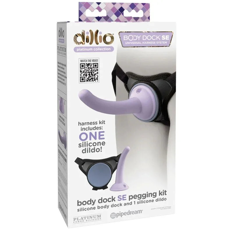 Dillio – Harnais Body Dock Violet