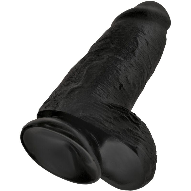 KING COCK - PÉNIS RÉALISTE CHUBBY 23 CM BLACK