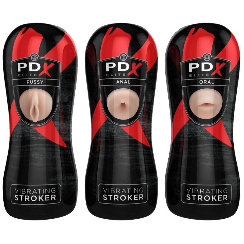 PDX ELITE - SET DE 12 RUNNER: 6X VAGINA, 3X ANAL, 3X BOCA