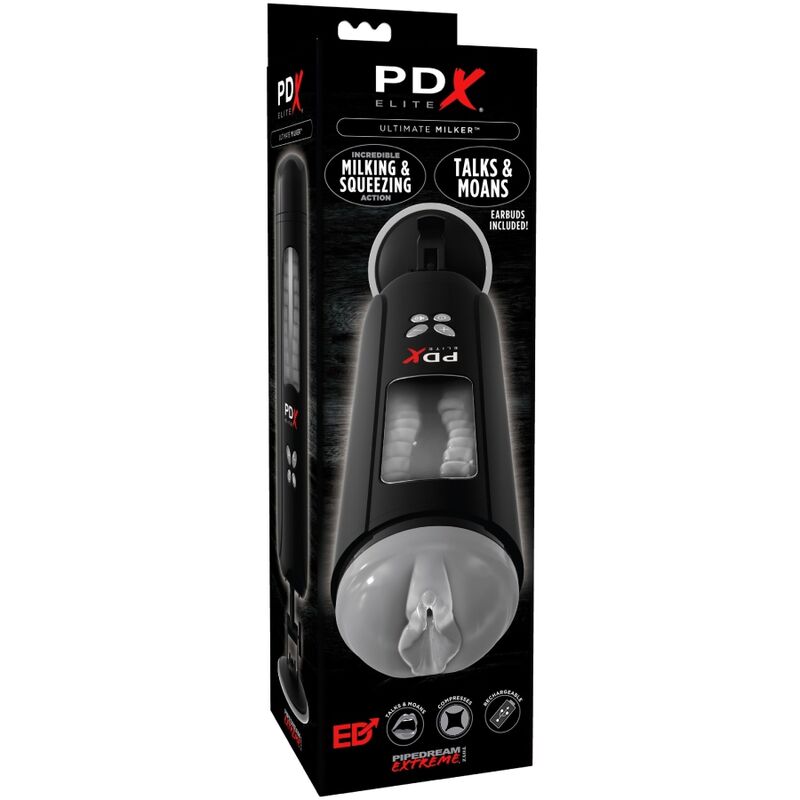 PDX ELITE - ULTIMATE MILKER STROKER MASTURBATOR VAGINA WITH VOICE