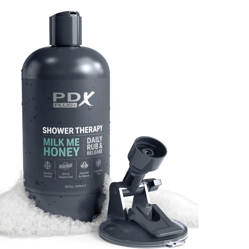 PDX PLUS - MASTURBADOR STROKER DISEÑO DISCRETO DE LA BOTELLA DE CHAMPÚ MILK ME HONEY