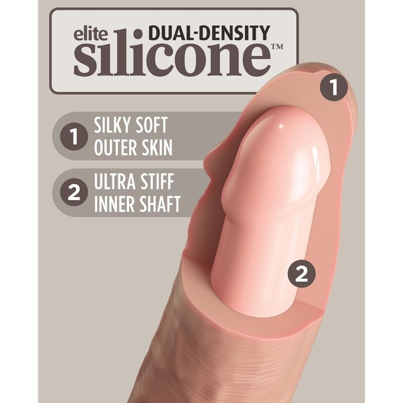 KING COCK - ELITE GODE REALIZED IN SILICONE 28 CM