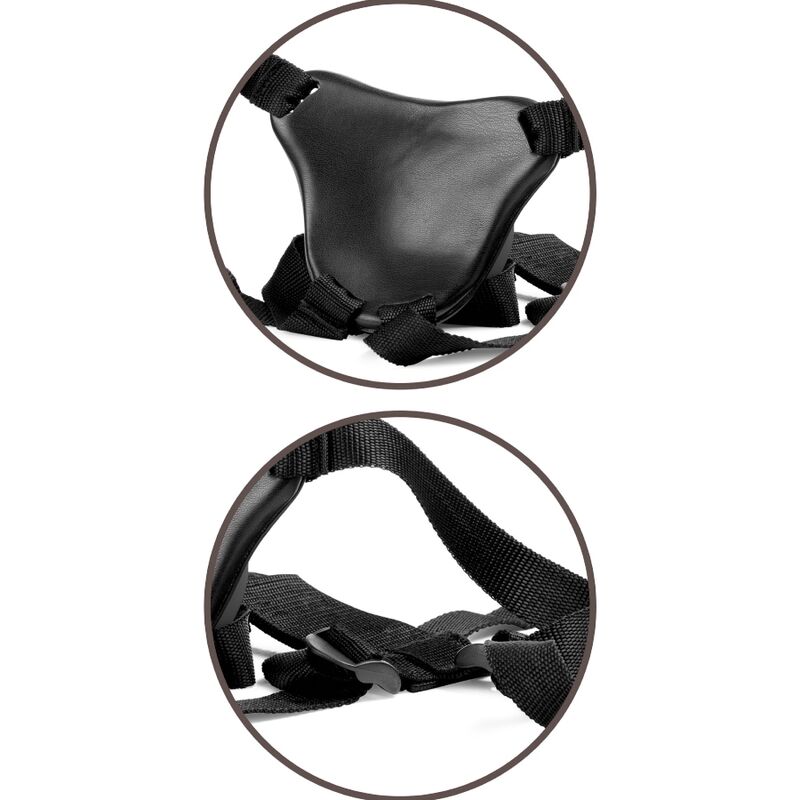 KING COCK - ELITE HARNAIS RÉGLABLE COMFORTABLE AVEC GODE 17.8 CM