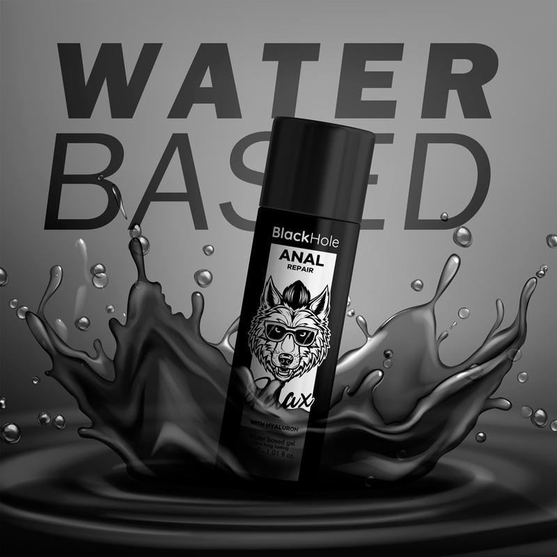 BLACK HOLE - ANAL RÉPARATION À BASE D''EAU RELAX AVEC HYALURON 30 ML