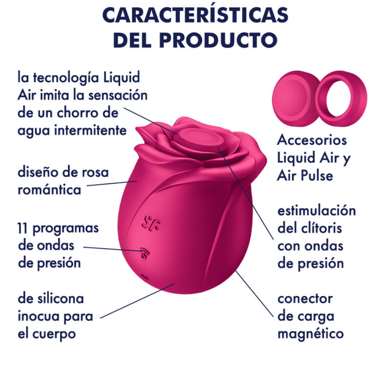 SATISFYER - VIBRADOR AIR PULSE CLASSIC FLOWER PRO 2