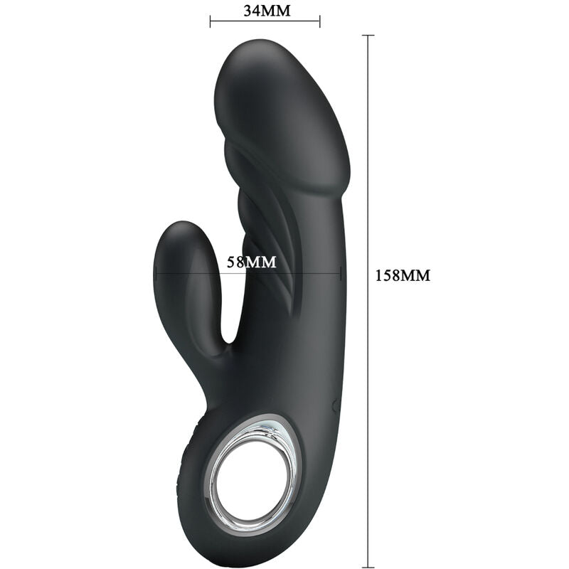 PRETTY LOVE - VIBRADOR ANSEL GY ESTIMULADOR DEL PUNTO DEL CLÍTORIS
