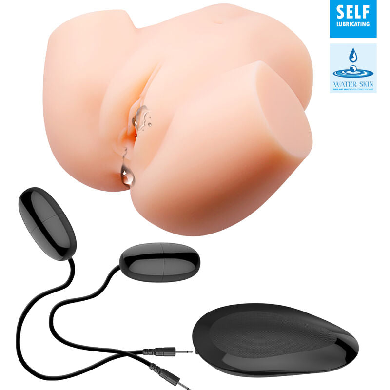 CRAZY BULL - VAGINA Y ANO REALISTAS DOBLE VIBRACIÓN