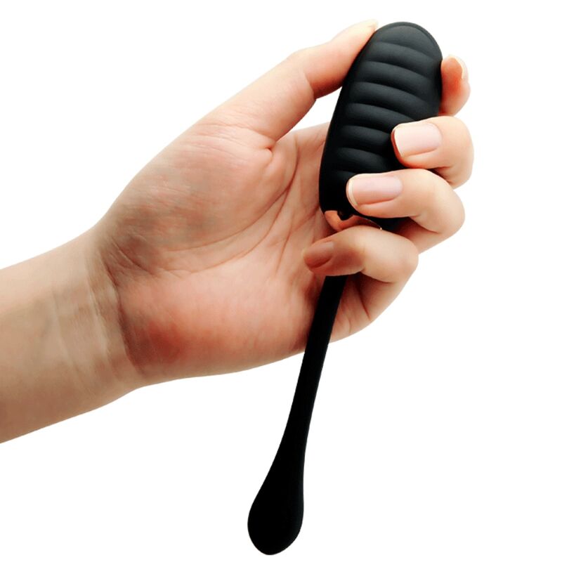 PRETTY LOVE - DOREEN OEUF VIBRANT RECHARGEABLE DE LUXE NOIR TÉLÉLÉCOMMANDE