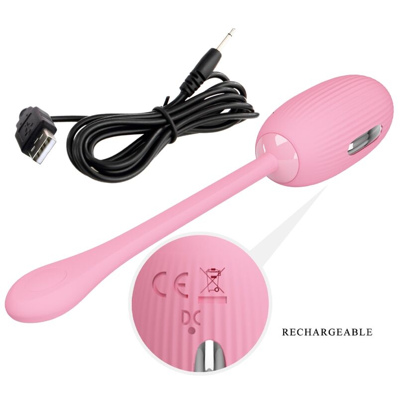 PRETTY LOVE - HUEVO VIBRADOR RECARGABLE ROSE DOREEN