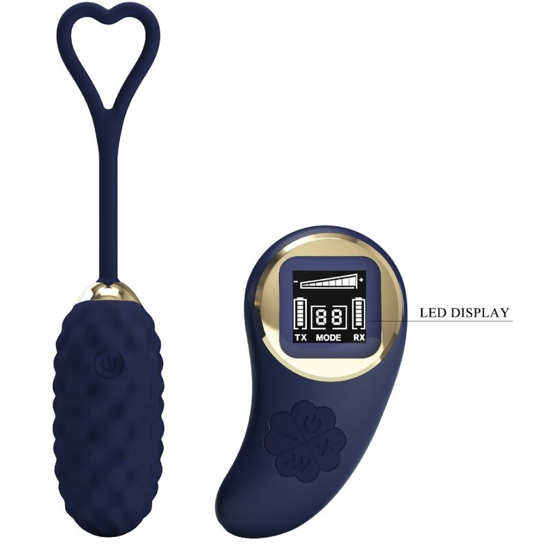 PRETTY LOVE - OEUF VIBRANT AVEC TÉLÉLÉCOMMANDE VIVIAN BLUE
