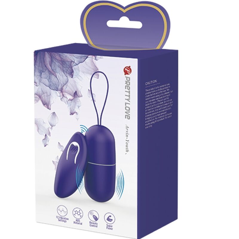 PRETTY LOVE - ARVIN YOUTH VIOLA EL HUEVO DE CONTROL REMOTO MORADO