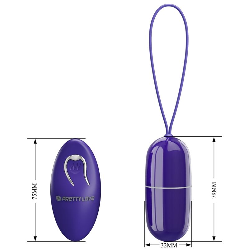 PRETTY LOVE - ARVIN YOUTH VIOLA EL HUEVO DE CONTROL REMOTO MORADO