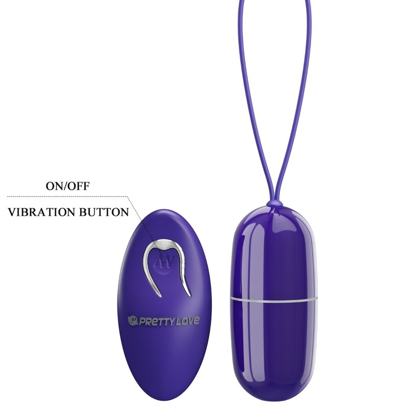 PRETTY LOVE - ARVIN YOUTH VIOLA EL HUEVO DE CONTROL REMOTO MORADO