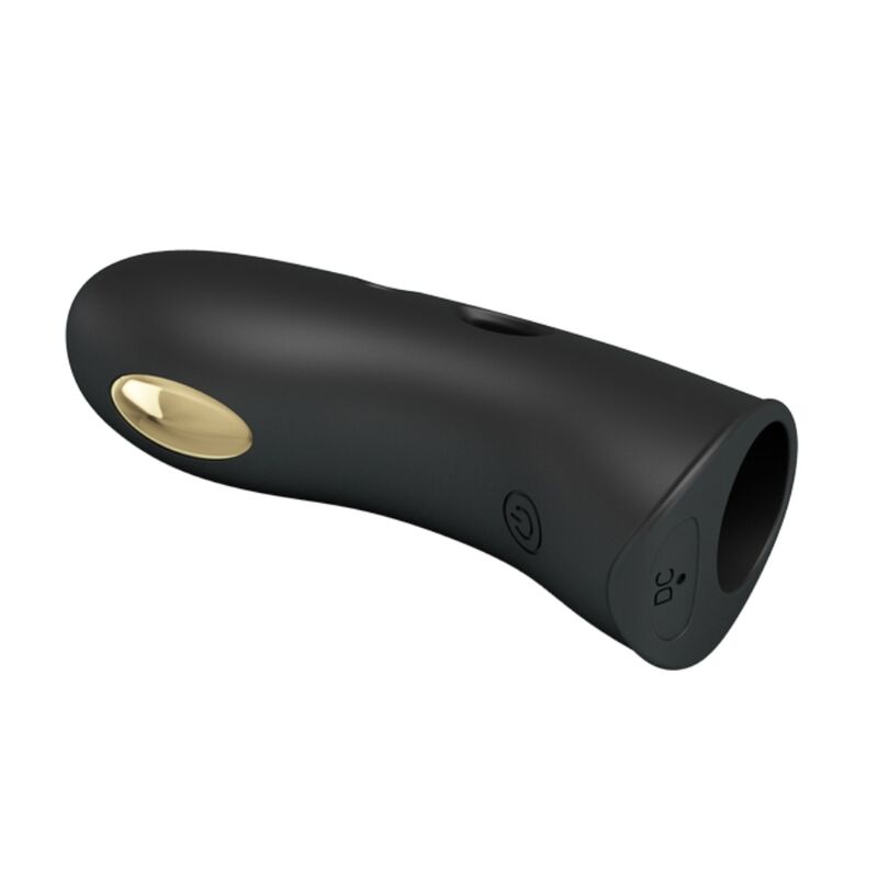 PRETTY LOVE - FUNDAS PARA DEDOS CON ELECTROESTIMULADOR MARICO NEGRO