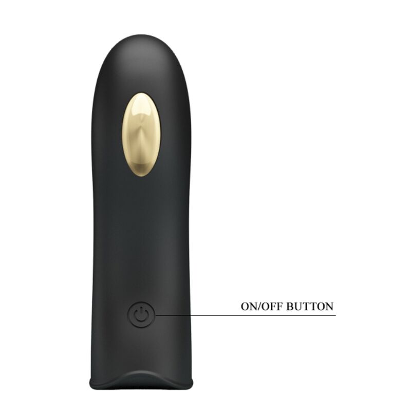 PRETTY LOVE - FUNDAS PARA DEDOS CON ELECTROESTIMULADOR MARICO NEGRO