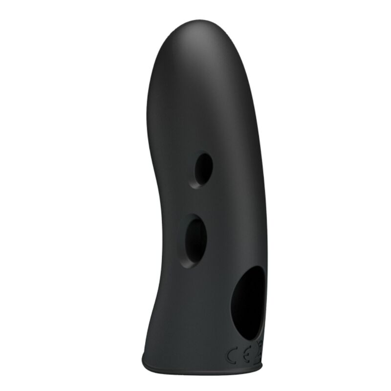 PRETTY LOVE - FUNDAS PARA DEDOS CON ELECTROESTIMULADOR MARICO NEGRO