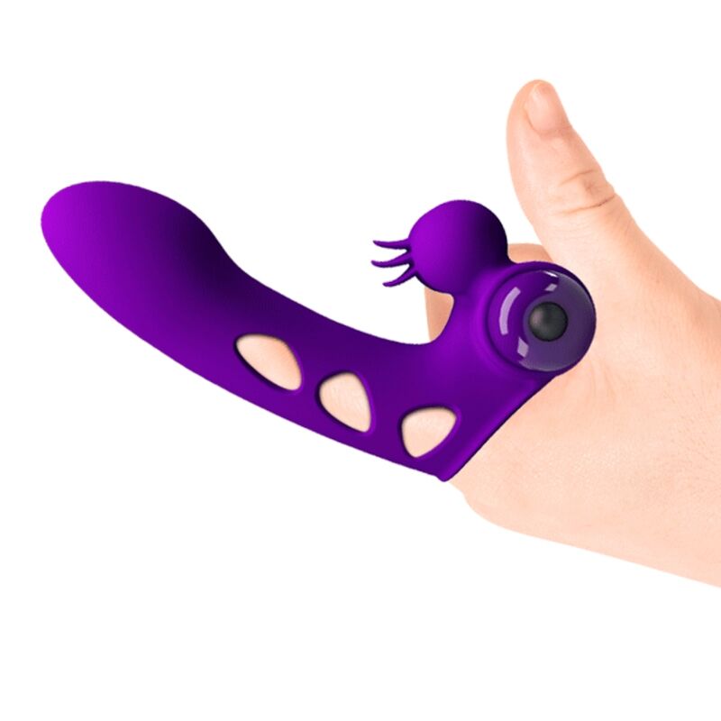 PRETTY LOVE - FUNDA PARA DEDO CON VIBRADOR ORLANDO MORADO
