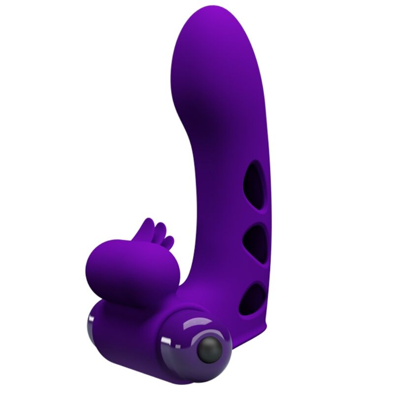 PRETTY LOVE - FUNDA PARA DEDO CON VIBRADOR ORLANDO MORADO
