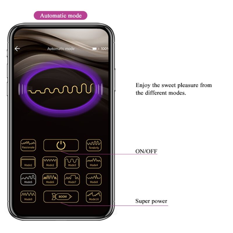 PRETTY LOVE - ELVIRA VIOLET RECHARGEABLE VIBRATING BALLS