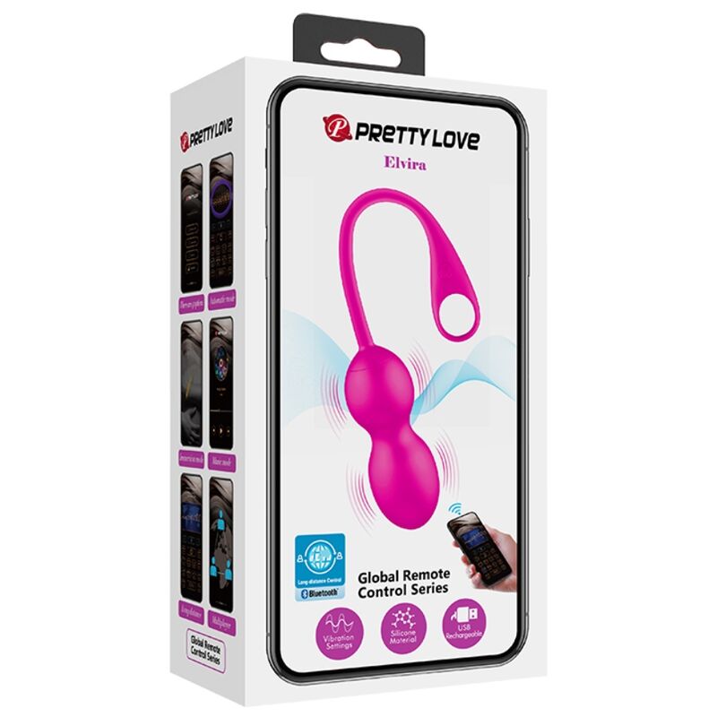 PRETTY LOVE - ELVIRA ROSE RECHARGEABLE VIBRATING BALLS