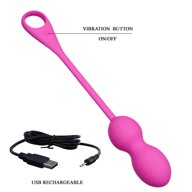PRETTY LOVE - ELVIRA ROSE RECHARGEABLE VIBRATING BALLS