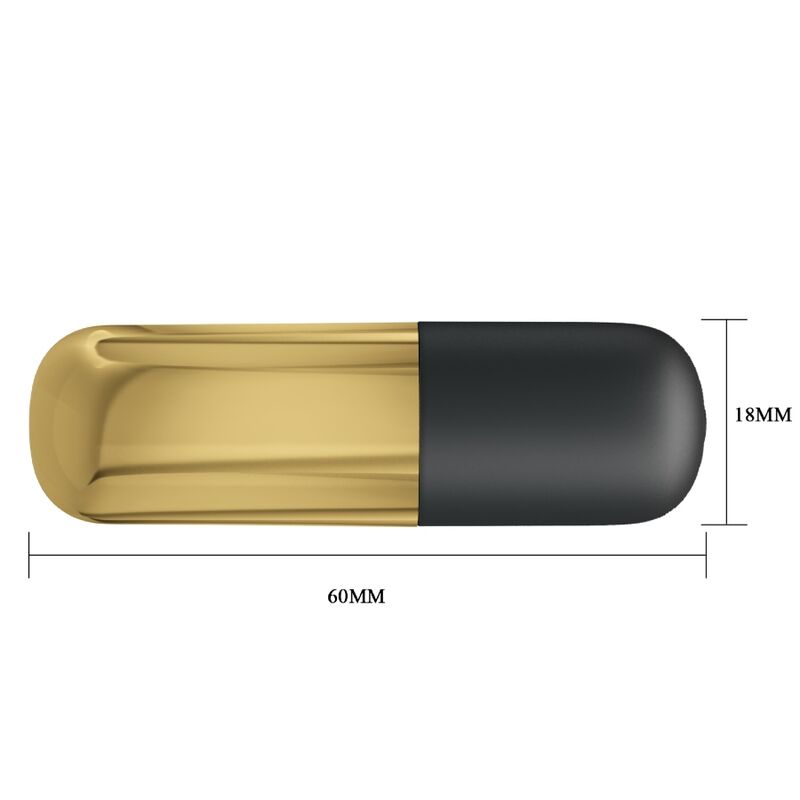 PRETTY LOVE - ¿VIBRADOR BALA RECARGABLE DORADO?