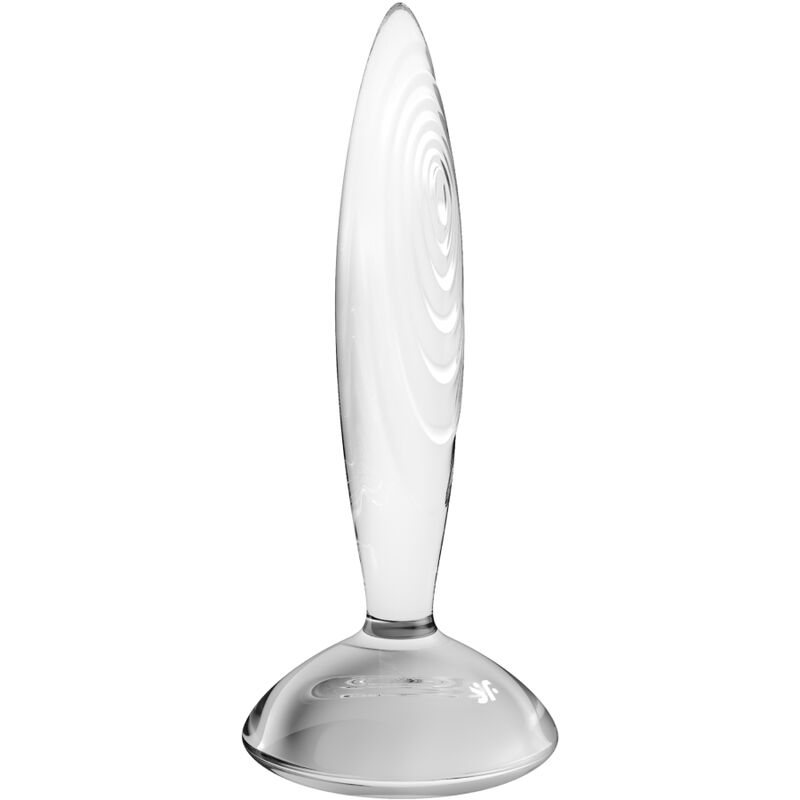 SATISFYER - ANAL PLUG IN ETINCELANT GLASS