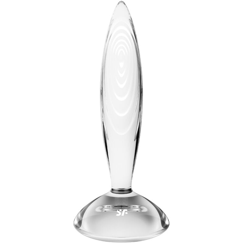 SATISFYER - ANAL PLUG IN ETINCELANT GLASS