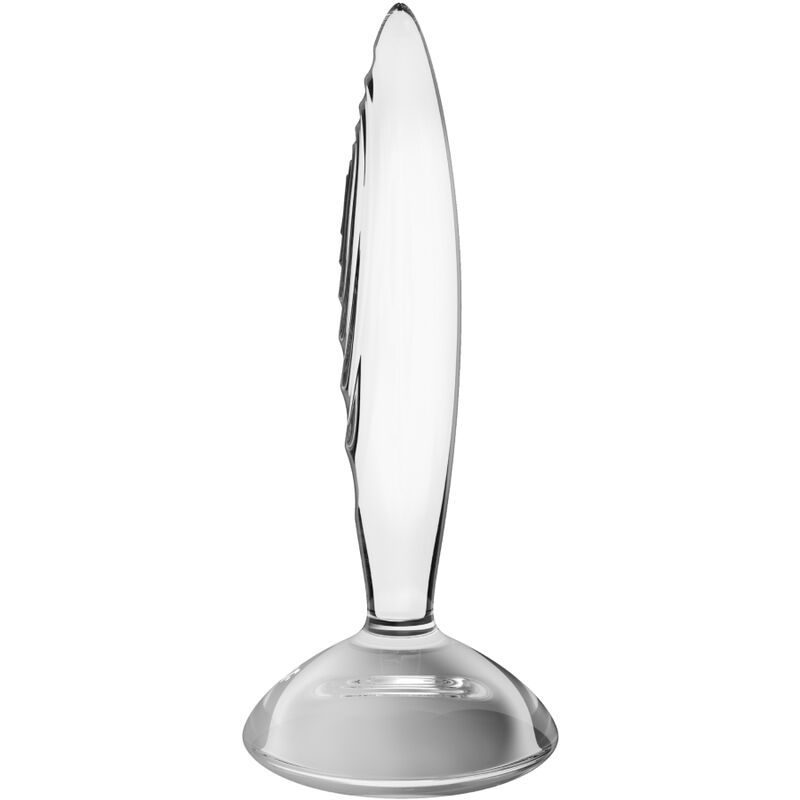 SATISFYER - ANAL PLUG IN ETINCELANT GLASS