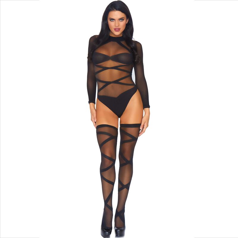 LEG AVENUE - CONJUNTO DE CUERPO Y MUSLO DE 2 PIEZAS