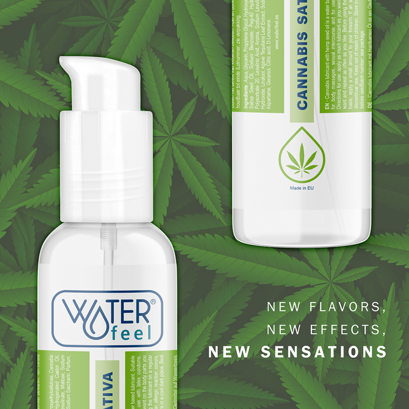 WATERFEEL - LUBRICANTE DE CANNABIS 150 ML