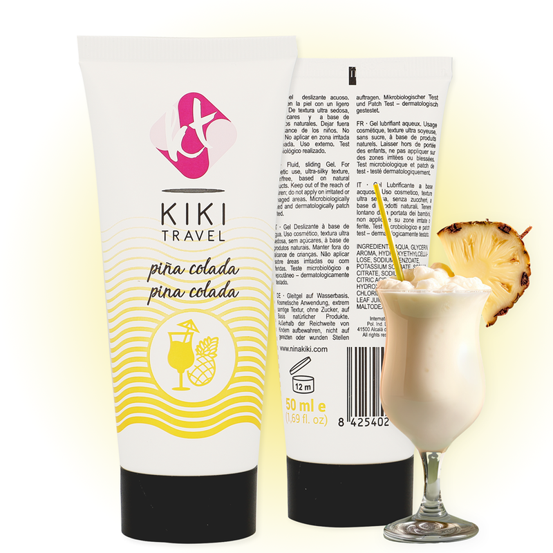 KIKÍ TRAVEL - LUBRICANTE PIÑA COLADA 50 ML