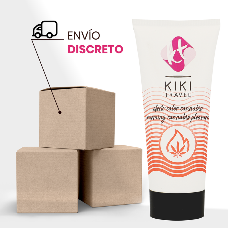 KIKÍ TRAVEL - LUBRICANTE DE CANNABIS EFECTO CALOR 50 ML